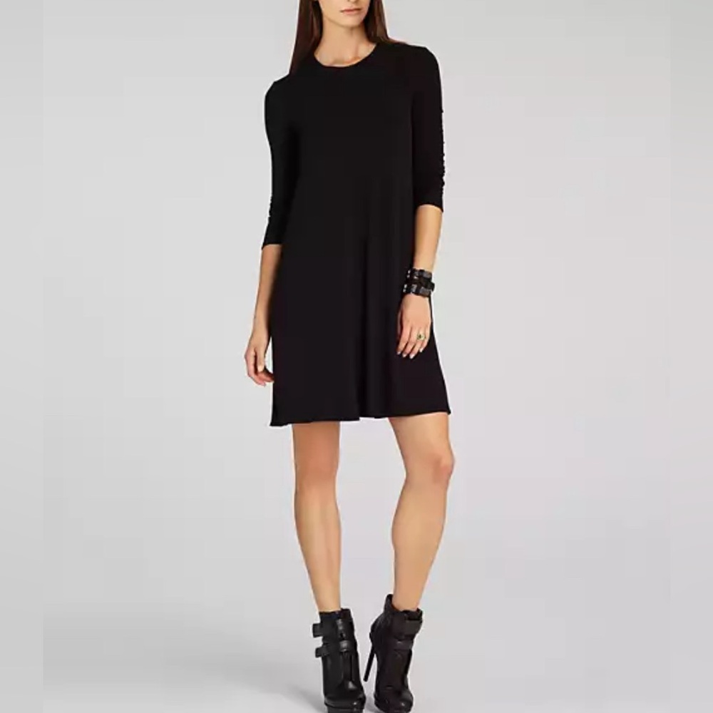BCBGMAXAZRIA Jeanna Women’s Crewneck Long Sleeves Pullover Knit Dress Size Small
